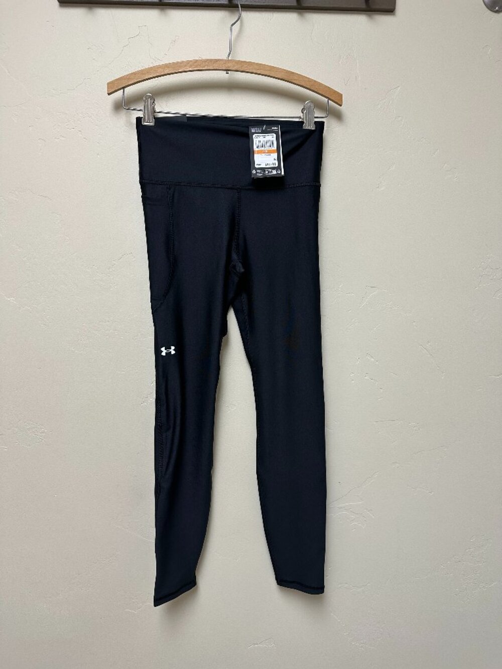 Under Armour Womens HeatGear Armour High Waisted Pocketed No-Slip Leggings Small